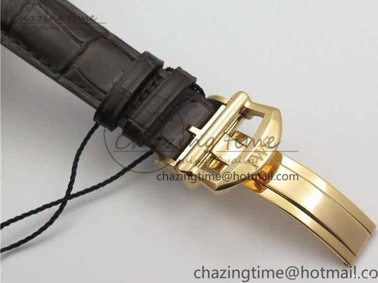 MIROTIME 0411 Efficient Portofino Chrono RG ZF 1:1 Best Edition White Dial on Brown Leather Strap A 7151